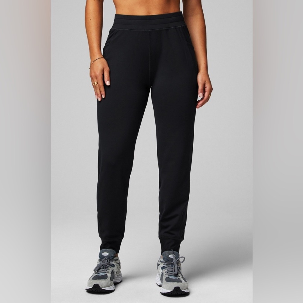 Fabletics Women’s Classic Black Joggers Pants with Side Pockets